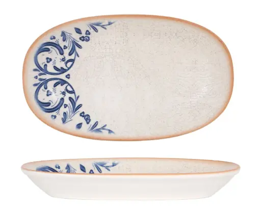 [B928014N] Fuente oval gourmet Laudum 24x14 cm