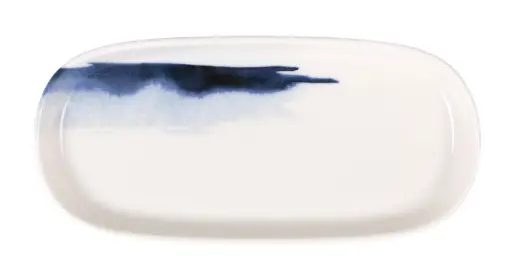 [B928284S] Fuente Oval Hygge Marmara 21X10 Cm.