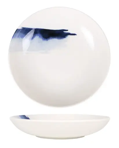 [B928251S] Plato hondo gourmet Marmara 23x4 cm