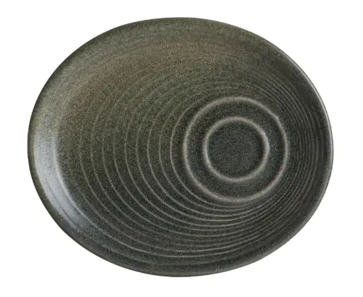 [B928365B] Plato Moka / Desayuno Ripple Mileto 20X16,5 Cm.