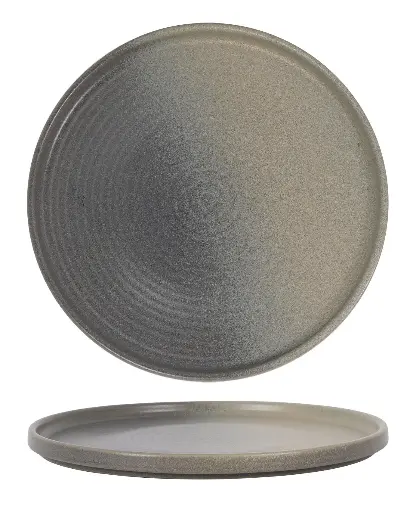 [B928355B] Plato llano Ripple Mileto 26 cm