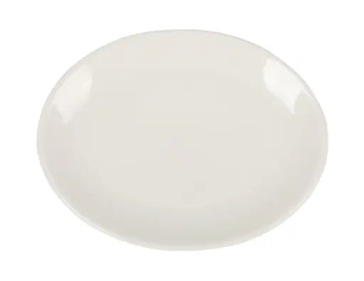 [B928397] Fuente oval Moove porcelana blanca 20x15,5x2 cm