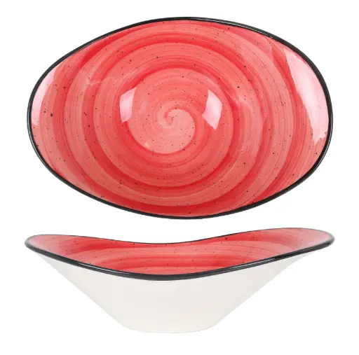 [B928327P] Ensaladera oval Passion 23x16 cm