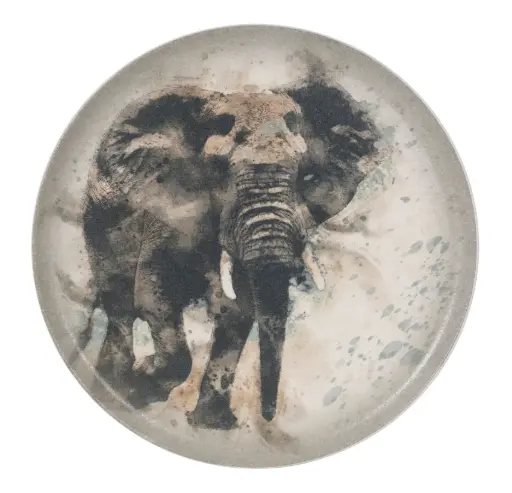 [B928252AH] Plato Presentacion Savanna Elefante 32X2 Cm.