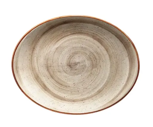 [B928110] Fuente Oval  Terrain 31X24 Cm.