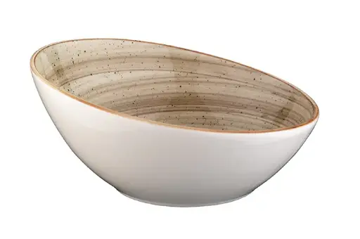 [B928121] ZZ26 Ensaladera Trattoria Terrain Brown  18X8,5 Cm. / 40 Cl.