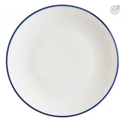 [B928004AM] Plato Postre Gourmet Topacio 21X2.2 Cm.