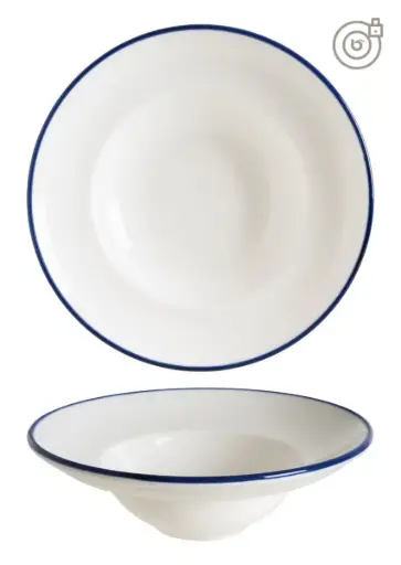 [B928398AM] Plato pasta gourmet Topacio 23x7,5 cm