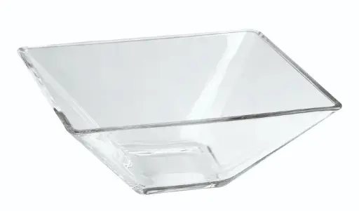 [B3174] Ensaladera Ming cristal 20x20x8 cm