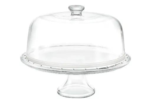 [V13504542] Pie tarta con campana cristal 31 cm
