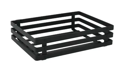 [B228V012] Cesta rectangular aluminio 20x15x5 cm