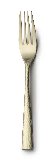 [B150711330105] Tenedor Postre Mercury Mate Champagne