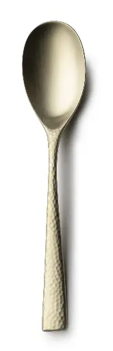 [B150711330101] Cuchara mesa Mercury mate champagne