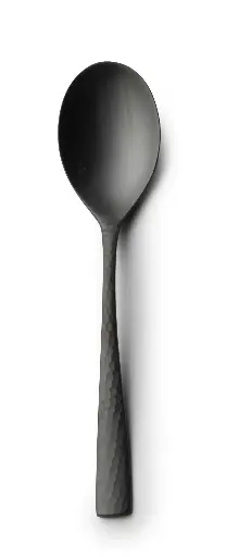 [B150711310107] Cuchara café Mercury mate negro