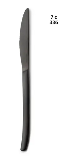 [B150709310103] Cuchillo mesa Nature mate negro