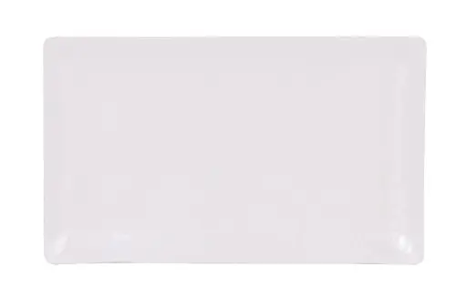 [B100V010A] Fuente rectangular Korio Arizona melamina blanca 25x15 cm