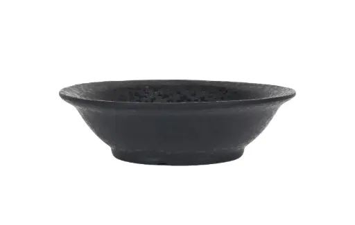 [B100V016BR] Bol Korio Arizona melamina negra 14 cm