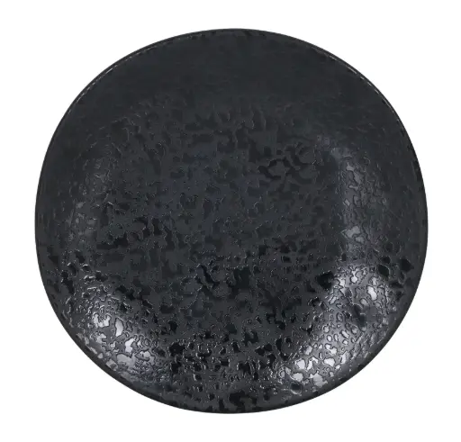 [B100V007B] Plato pan Strega Arizona melamina negro 15 cm