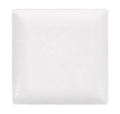 [B100V368A] Plato llano Ming III melamina Arizona blanco 24x24 cm