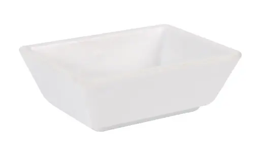 [B100V374AR] Bol Ming Melamina Basic Blanco 8X6X3 Cm.