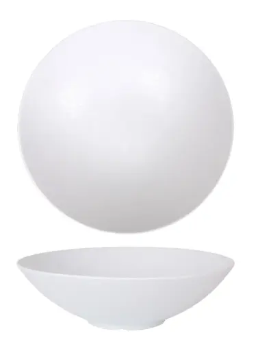 [B100V383A] Ensaladera redonda Arizona blanca 31 cm