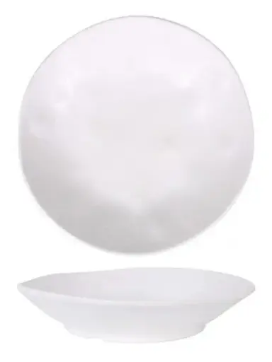 [B100V384A] Ensaladera redonda Arizona blanca 27 cm