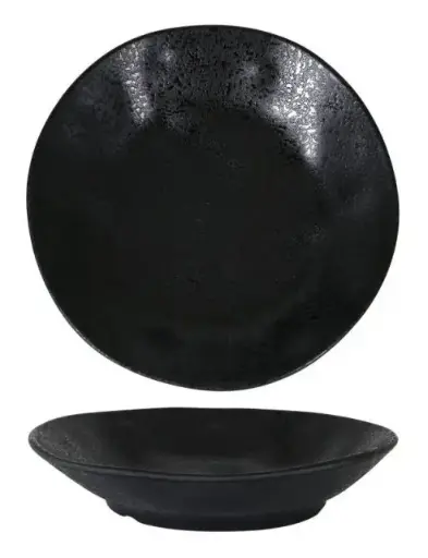 [B100V384B] Ensaladera redonda Arizona negro 27 cm