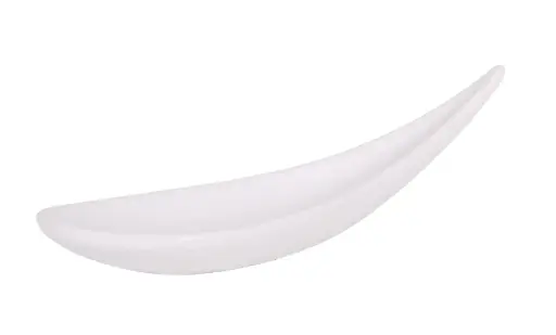 [B100V024AR] Cuchara Degustacion Veni Arizona Melamina Blanca 15X5 Cm.