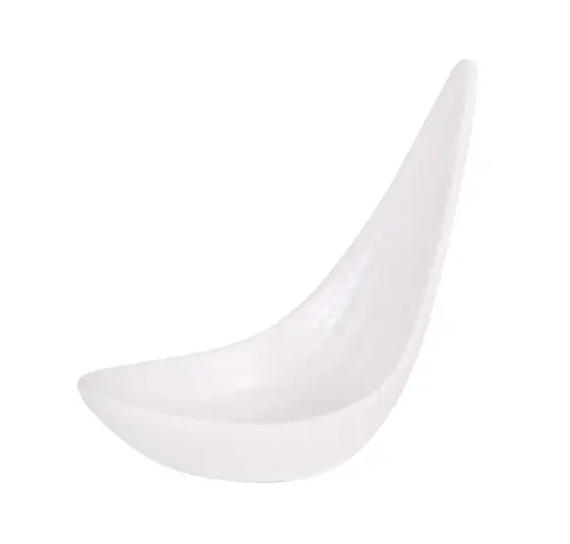 [B100V025AR] Cuchara degustación Vedi Arizona melamina blanca 9x5 cm