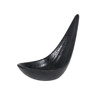 [B100V025BR] Cuchara Degustacion Vedi Arizona Melamina Negra 9X5 Cm.