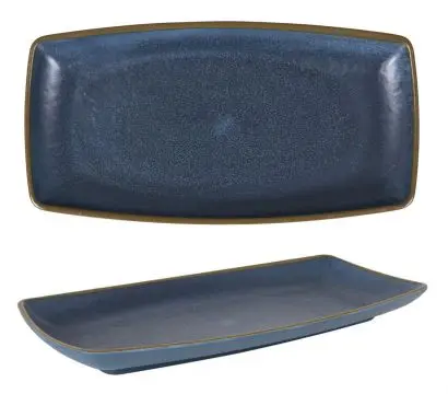[B1052049B2] Fuente Rectangular Melamina Axarquia Azul 33X17X3 Cm.