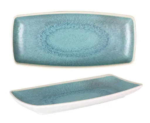 [B1052051B1] Fuente Rectangular Melamina Axarquia Celeste 24X11X2,5 Cm.