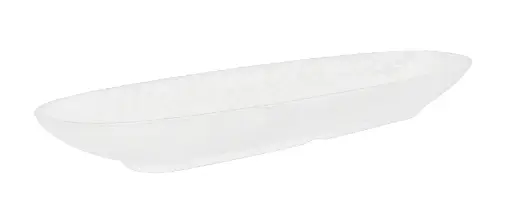[B100V404A] Fuente Croquette melamina blanca 33x9x4 cm