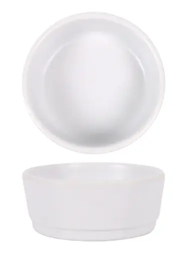 [B100V108AR] Bol Basic melamina blanco 7,3x3 cm