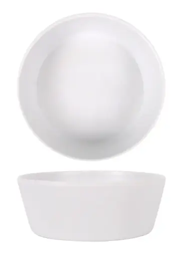 [B100V377A] Bol Basic melamina blanco 12,7 cm
