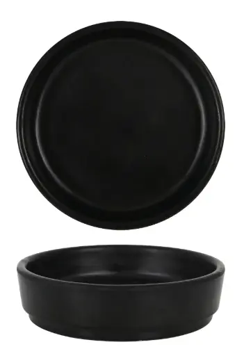 [B100V107BR] Bol Basic melamina negro 8,5x7,5 cm