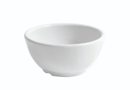 [B885106R] Bol redondo Nice blanco melamina 13,2x6,4 cm