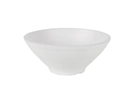 [B100V410A] Bol Ramen melamina blanca 17x7 cm