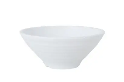 [B100V409A] Ensaladera Ramen Melamina Blanca 20X8.5 Cm.