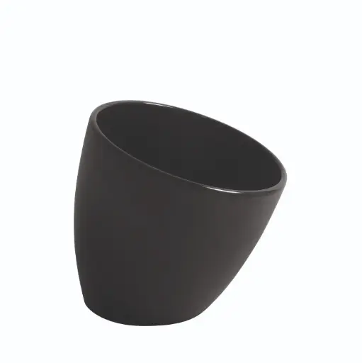 [B885297] Bol Soho negro melamina 14x14 cm