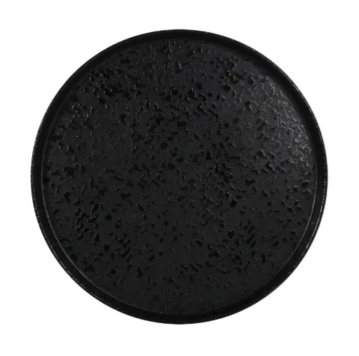 [B100V366B] Plato postre melamina Caracalla II negro 21,5 cm