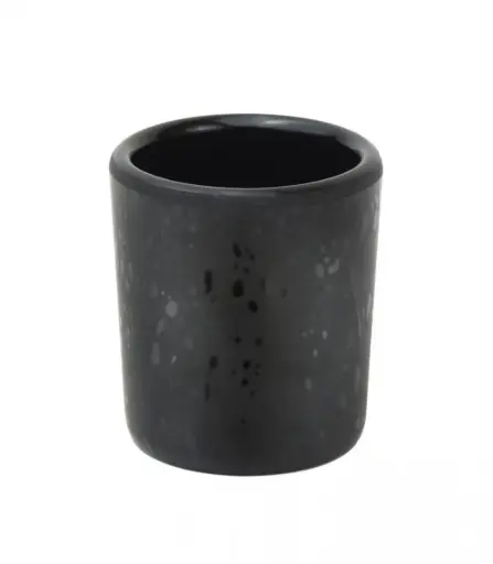 [B100V386B] Chupito melamina negro 4 cl