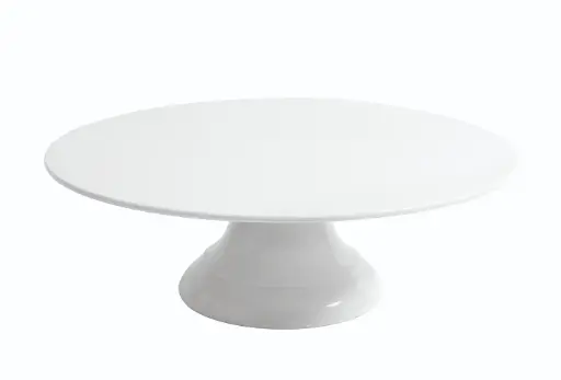 [B885301] Pie tarta bird blanco melamina 30,5x10 cm