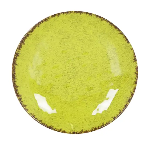 [B1052013B] Plato llano guayaba Pistacho melamina 25,5x4 cm