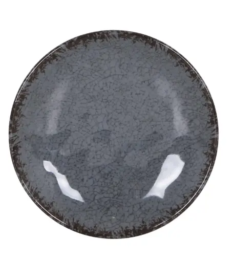 [B1052015D] Plato pan guayaba gris melamina 15,5x2,5 cm