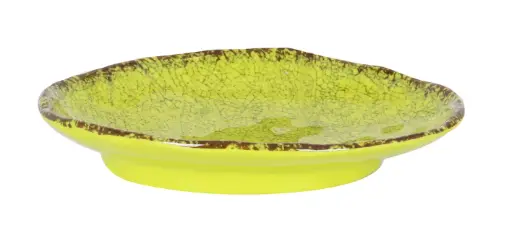 [B1052018B] Fuente Oval Guayaba Pistacho Melamina 20X14X3 Cm.