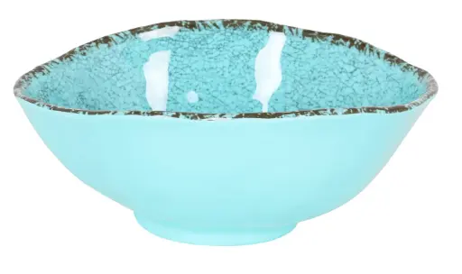 [B1052023C] Ensaladera guayaba azul melamina 20,5x17x8 cm