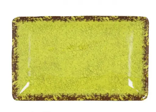 [B1052021B] Fuente rectangular guayaba Pistacho melamina 21,5x17x3,5 cm