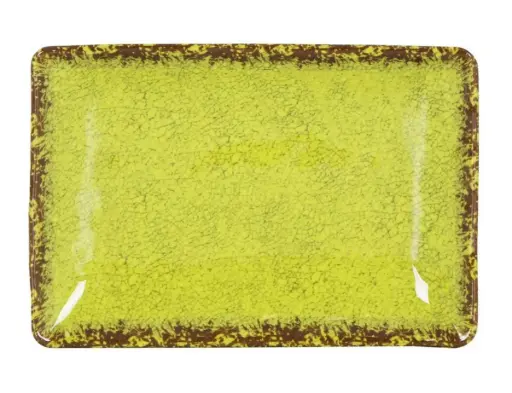 [B1052020B] Fuente rectangular guayaba Pistacho melamina 25x17x3,5 cm