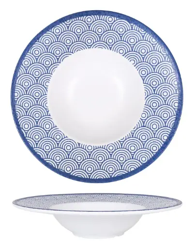 [B100V013G] Plato risotto melamina Hokkaido 28,5 cm